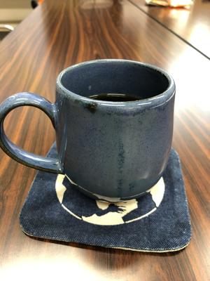 作業学習で作られたコーヒーカップ